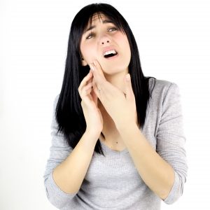 Jaw pain with oral cancer